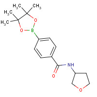 1332707-26-2 N-(oxolan-3-yl)-4-(4,4,5,5-tetramethyl-1,3,2-dioxaborolan-2-yl)benzamide chemical structure