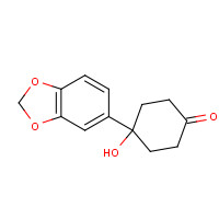 150019-57-1 4-(1,3-benzodioxol-5-yl)-4-hydroxycyclohexan-1-one chemical structure