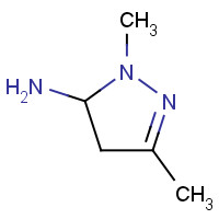 1235963-69-5 2,5-dimethyl-3,4-dihydropyrazol-3-amine chemical structure