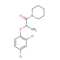 101991-76-8 2-(2,4-dichlorophenoxy)-1-piperidin-1-ylpropan-1-one chemical structure