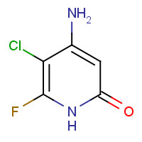 150150-91-7 4-amino-5-chloro-6-fluoro-1H-pyridin-2-one chemical structure