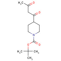 419571-68-9 tert-butyl 4-(3-oxobutanoyl)piperidine-1-carboxylate chemical structure