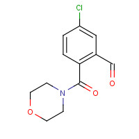 1460037-18-6 5-chloro-2-(morpholine-4-carbonyl)benzaldehyde chemical structure