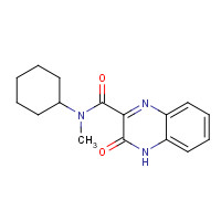 1374849-34-9 N-cyclohexyl-N-methyl-3-oxo-4H-quinoxaline-2-carboxamide chemical structure