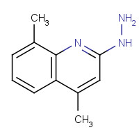 57369-93-4 (4,8-dimethylquinolin-2-yl)hydrazine chemical structure