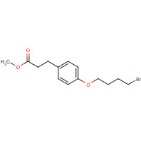 221914-94-9 methyl 3-[4-(4-bromobutoxy)phenyl]propanoate chemical structure