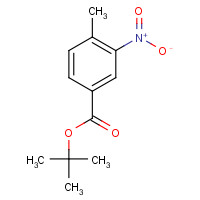 199589-61-2 tert-butyl 4-methyl-3-nitrobenzoate chemical structure