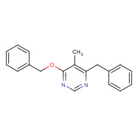 960297-70-5 4-benzyl-5-methyl-6-phenylmethoxypyrimidine chemical structure