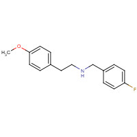 418782-68-0 N-[(4-fluorophenyl)methyl]-2-(4-methoxyphenyl)ethanamine chemical structure