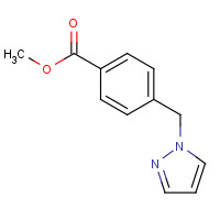 397328-86-8 methyl 4-(pyrazol-1-ylmethyl)benzoate chemical structure