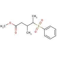 1373209-58-5 methyl 4-(benzenesulfonyl)-3-methylpentanoate chemical structure