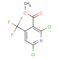 1130344-76-1 methyl 2,6-dichloro-4-(trifluoromethyl)pyridine-3-carboxylate chemical structure