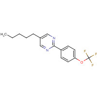 135734-63-3 5-pentyl-2-[4-(trifluoromethoxy)phenyl]pyrimidine chemical structure