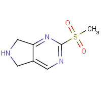 1360364-70-0 2-methylsulfonyl-6,7-dihydro-5H-pyrrolo[3,4-d]pyrimidine chemical structure