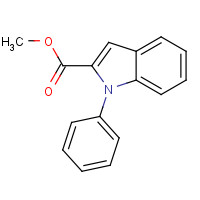 78945-61-6 methyl 1-phenylindole-2-carboxylate chemical structure
