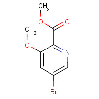 1142192-55-9 methyl 5-bromo-3-methoxypyridine-2-carboxylate chemical structure