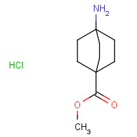 135908-43-9 methyl 4-aminobicyclo[2.2.2]octane-1-carboxylate;hydrochloride chemical structure
