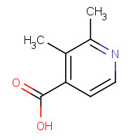 4328-85-2 2,3-dimethylpyridine-4-carboxylic acid chemical structure