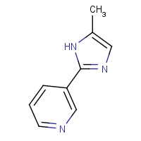 63411-74-5 3-(5-methyl-1H-imidazol-2-yl)pyridine chemical structure