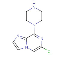 77111-80-9 6-chloro-8-piperazin-1-ylimidazo[1,2-a]pyrazine chemical structure