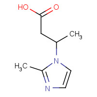 98009-61-1 3-(2-methylimidazol-1-yl)butanoic acid chemical structure
