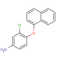 71541-68-9 3-chloro-4-naphthalen-1-yloxyaniline chemical structure