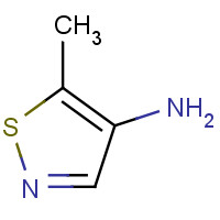 89281-43-6 5-methyl-1,2-thiazol-4-amine chemical structure