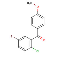 333361-49-2 (5-bromo-2-chlorophenyl)-(4-methoxyphenyl)methanone chemical structure