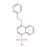 928236-97-9 4-phenylmethoxynaphthalene-1-sulfonic acid chemical structure