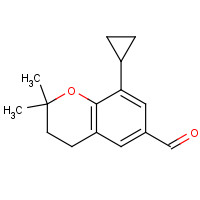 1350761-37-3 8-cyclopropyl-2,2-dimethyl-3,4-dihydrochromene-6-carbaldehyde chemical structure