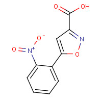 1232028-11-3 5-(2-nitrophenyl)-1,2-oxazole-3-carboxylic acid chemical structure