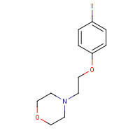 103808-71-5 4-[2-(4-iodophenoxy)ethyl]morpholine chemical structure