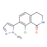 1616289-43-0 8-chloro-7-(2-methylpyrazol-3-yl)-3,4-dihydro-2H-isoquinolin-1-one chemical structure