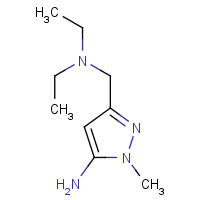 1224888-38-3 5-(diethylaminomethyl)-2-methylpyrazol-3-amine chemical structure