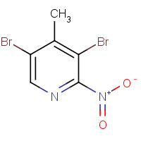263888-05-7 3,5-dibromo-4-methyl-2-nitropyridine chemical structure