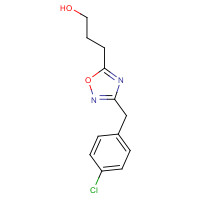 925252-25-1 3-[3-[(4-chlorophenyl)methyl]-1,2,4-oxadiazol-5-yl]propan-1-ol chemical structure