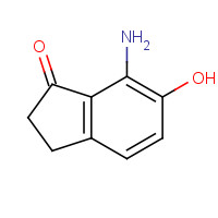 90563-78-3 7-amino-6-hydroxy-2,3-dihydroinden-1-one chemical structure