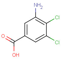 50917-30-1 3-amino-4,5-dichlorobenzoic acid chemical structure