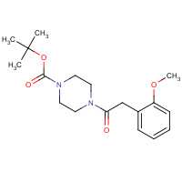 194943-65-2 tert-butyl 4-[2-(2-methoxyphenyl)acetyl]piperazine-1-carboxylate chemical structure