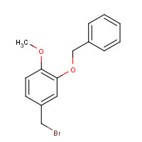 55667-12-4 4-(bromomethyl)-1-methoxy-2-phenylmethoxybenzene chemical structure
