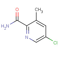 1256790-98-3 5-chloro-3-methylpyridine-2-carboxamide chemical structure
