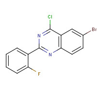 760947-12-4 6-bromo-4-chloro-2-(2-fluorophenyl)quinazoline chemical structure