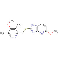 113713-24-9 5-methoxy-2-[(4-methoxy-3,5-dimethylpyridin-2-yl)methylsulfanyl]-1H-imidazo[4,5-b]pyridine chemical structure