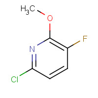 1261473-36-2 6-chloro-3-fluoro-2-methoxypyridine chemical structure
