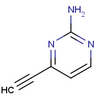 1207175-18-5 4-ethynylpyrimidin-2-amine chemical structure