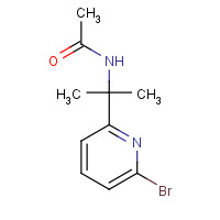 776297-29-1 N-[2-(6-bromopyridin-2-yl)propan-2-yl]acetamide chemical structure