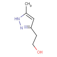 57245-93-9 2-(5-methyl-1H-pyrazol-3-yl)ethanol chemical structure