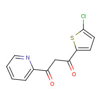 919095-48-0 1-(5-chlorothiophen-2-yl)-3-pyridin-2-ylpropane-1,3-dione chemical structure