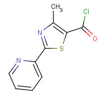 684211-61-8 4-methyl-2-pyridin-2-yl-1,3-thiazole-5-carbonyl chloride chemical structure