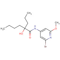 1433905-20-4 N-(2-bromo-6-methoxypyridin-4-yl)-2-hydroxy-2-propylhexanamide chemical structure